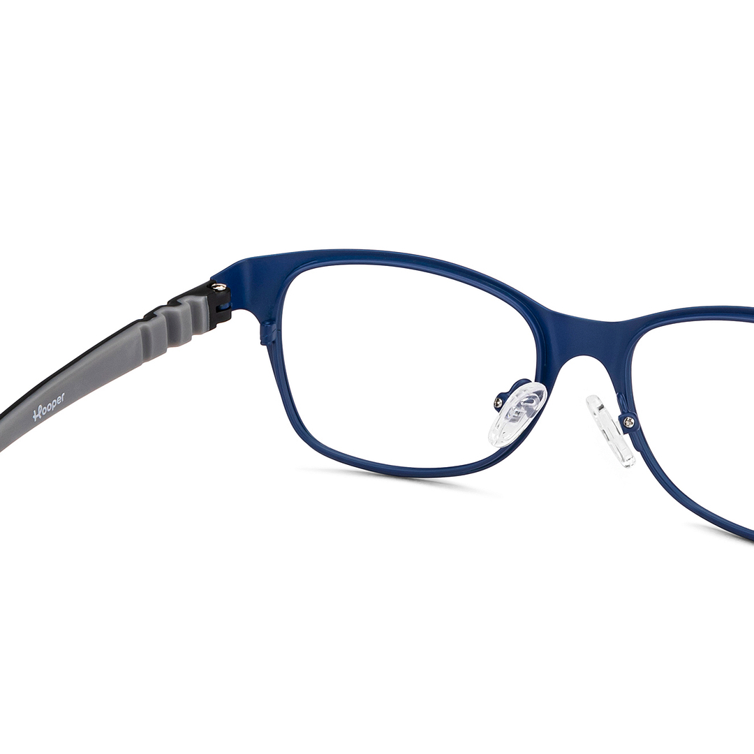 Hooper Online Sky Blue Full Rim Rectangle right side