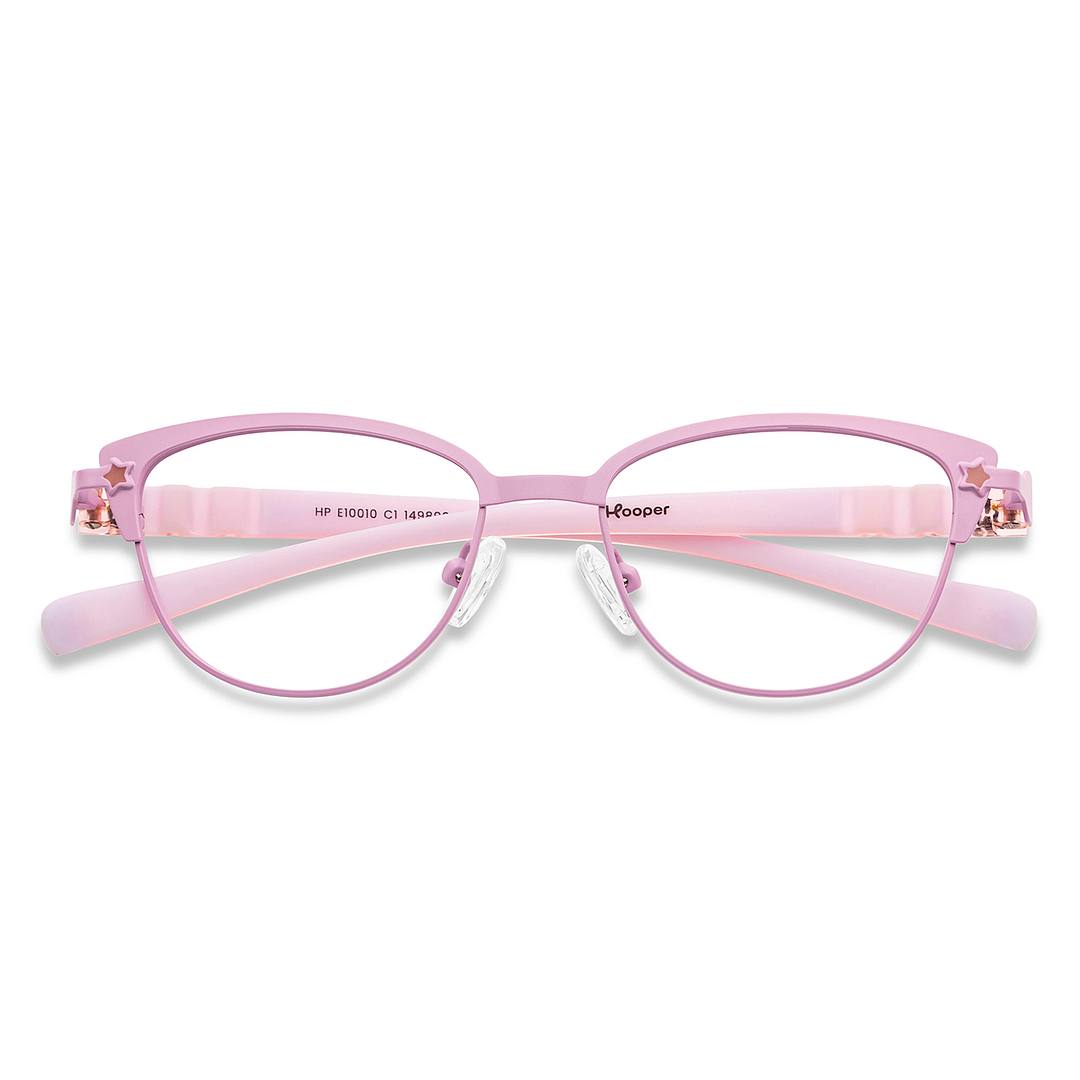 Hooper Online Pink Full Rim Cat Eye left side