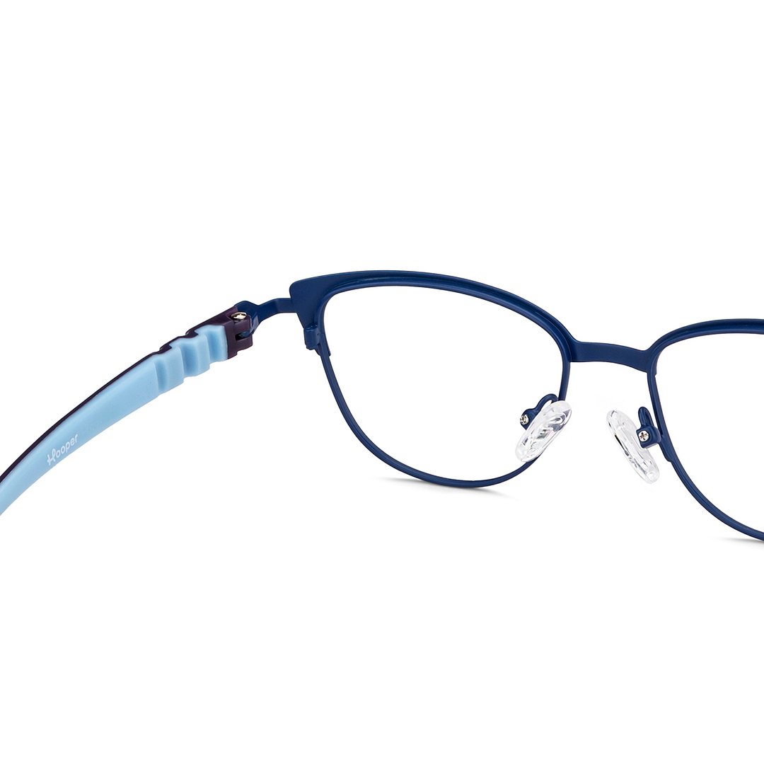 Hooper Online Sky Blue Full Rim Cat Eye right side