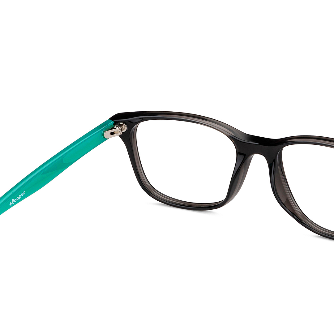 Hooper Online Black Full Rim Rectangle right side