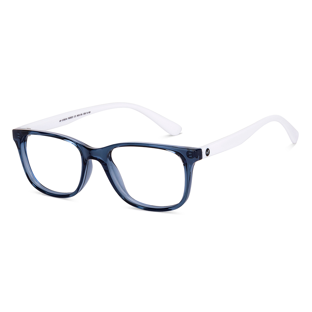 Hooper Sky Blue Full Rim Rectangle right side