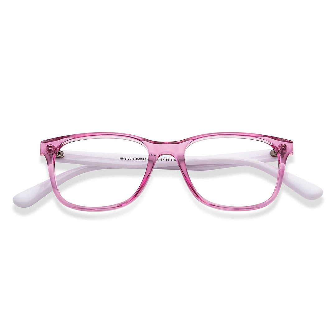 Hooper Online Pink Transparent Full Rim Rectangle left side