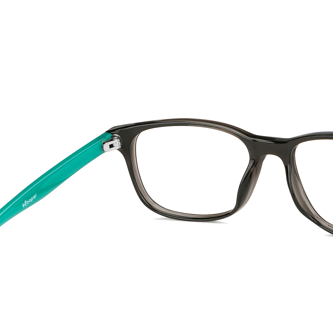 Hooper Online Black Full Rim Rectangle right side