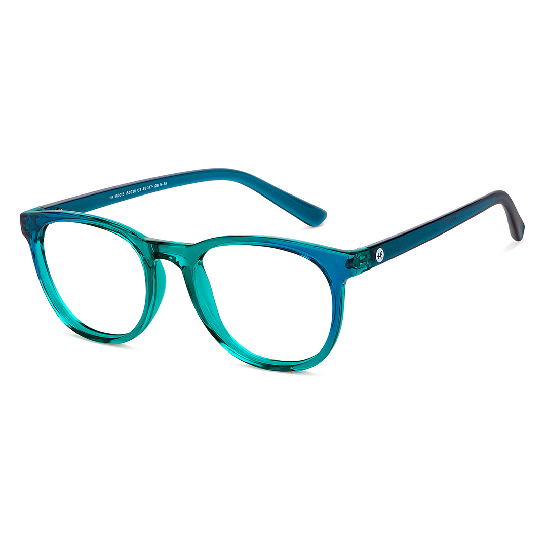 Hooper Online Blue Transparent Full Rim Round right side