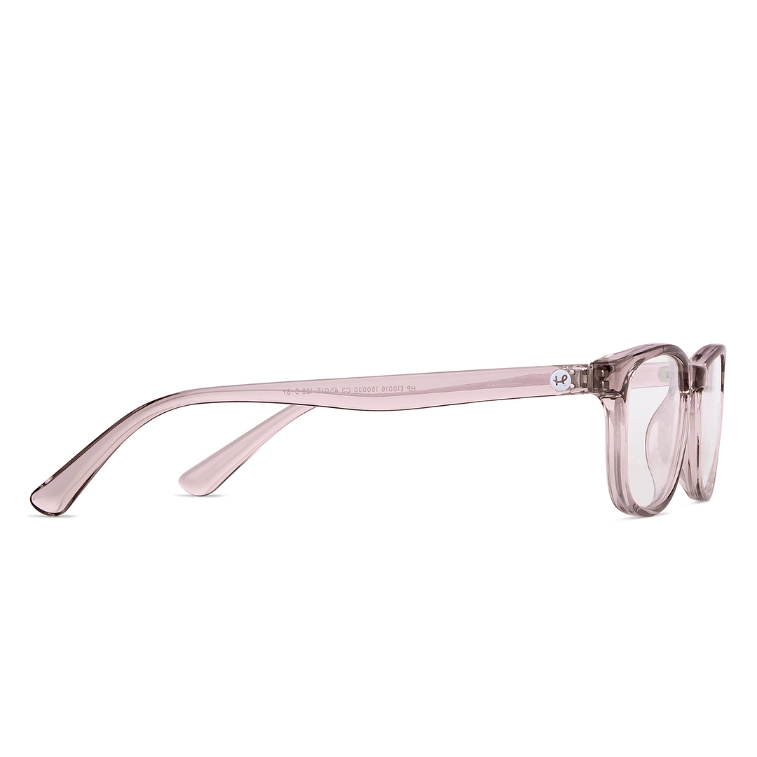 Hooper Online Pink Transparent Full Rim Rectangle left side