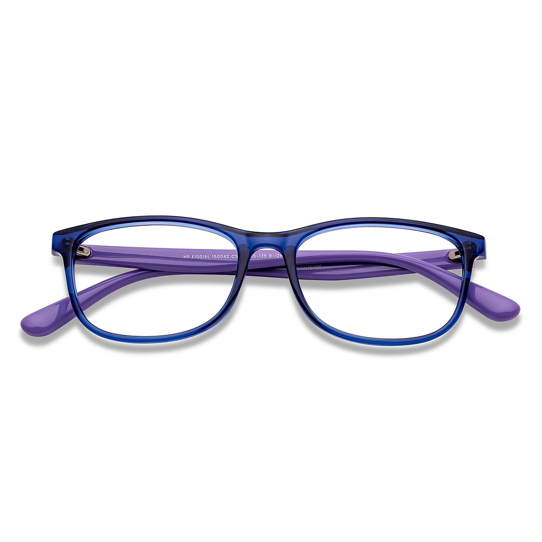 Hooper Online Sky Blue Full Rim Rectangle left side