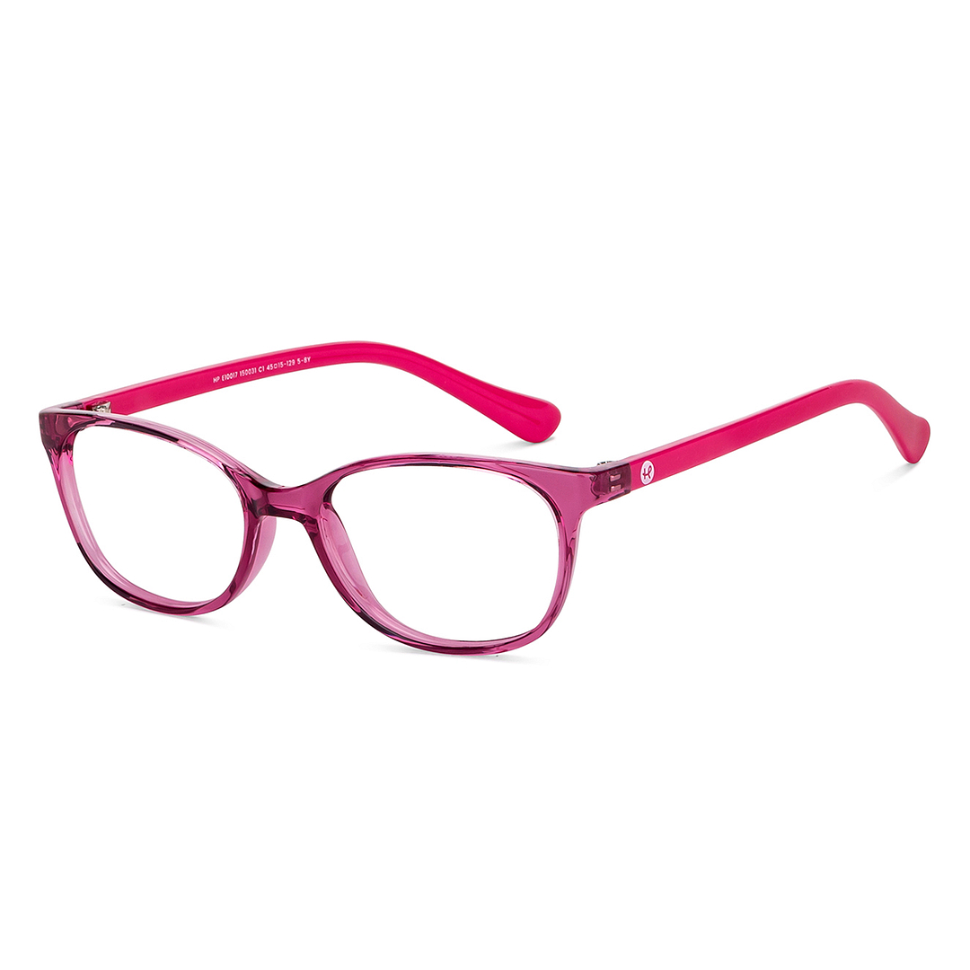 Hooper Online Purple Transparent Full Rim Cat Eye right side