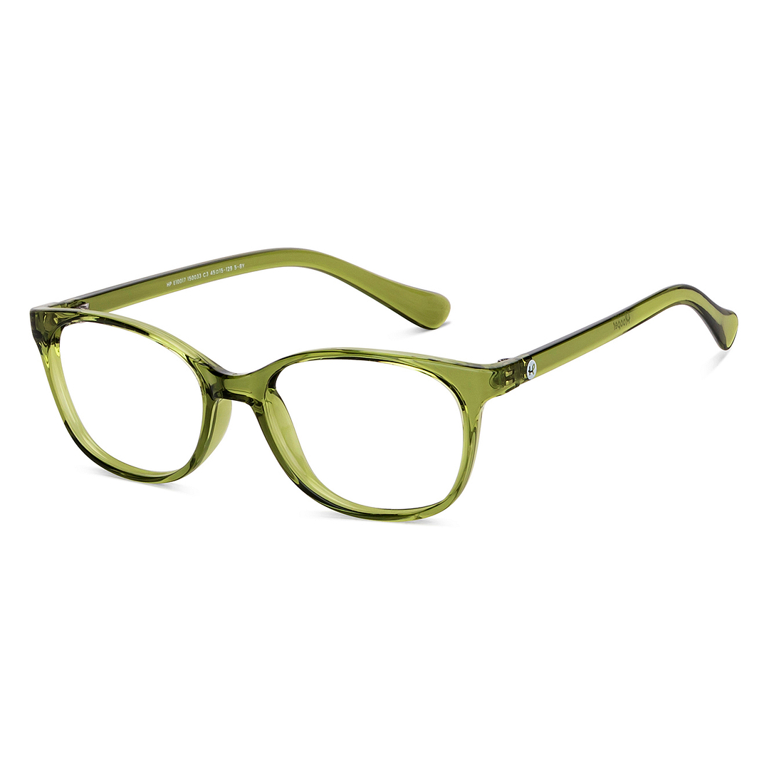 Hooper Online Green Transparent Full Rim Cat Eye right side
