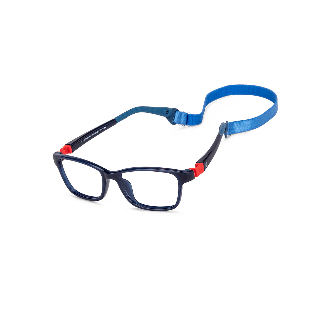 Hooper Online Sky Blue Full Rim Rectangle right side