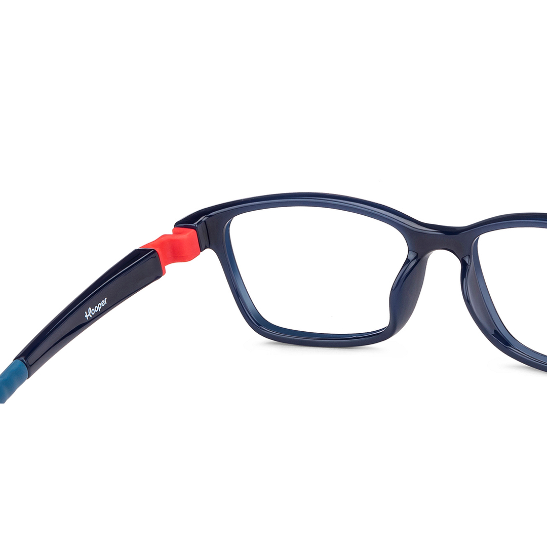 Hooper Online Sky Blue Full Rim Rectangle right side