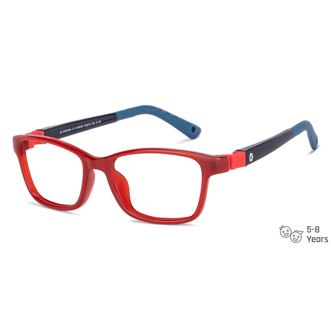 Hooper Online Red Full Rim Rectangle right side