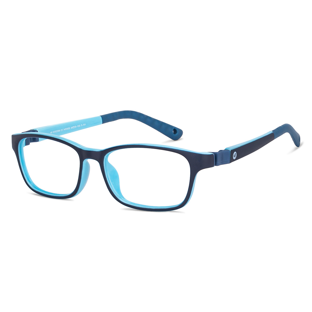 Hooper Online Sky Blue Full Rim Rectangle left side