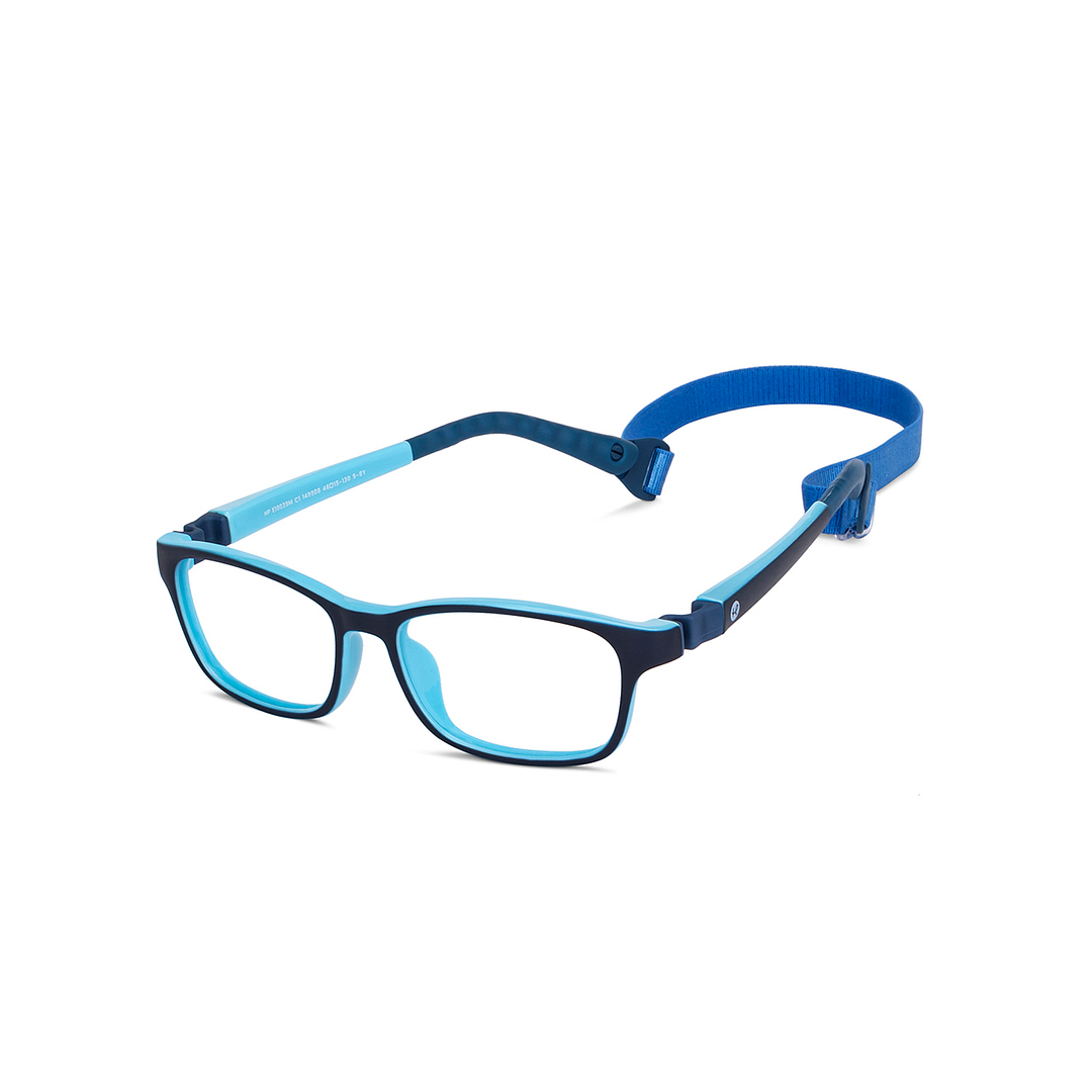 Hooper Online Sky Blue Full Rim Rectangle right side