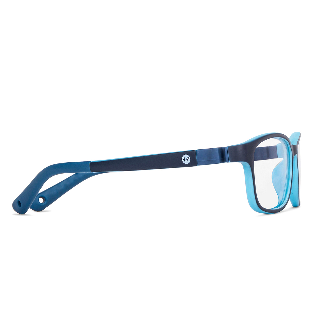 Hooper Online Sky Blue Full Rim Rectangle left side