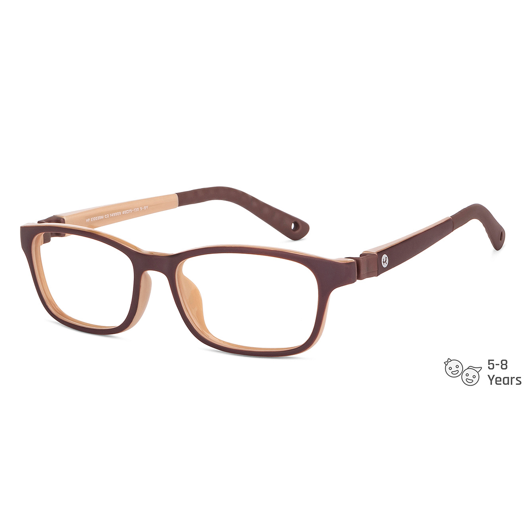 Hooper Online Light Brown Full Rim Rectangle right side