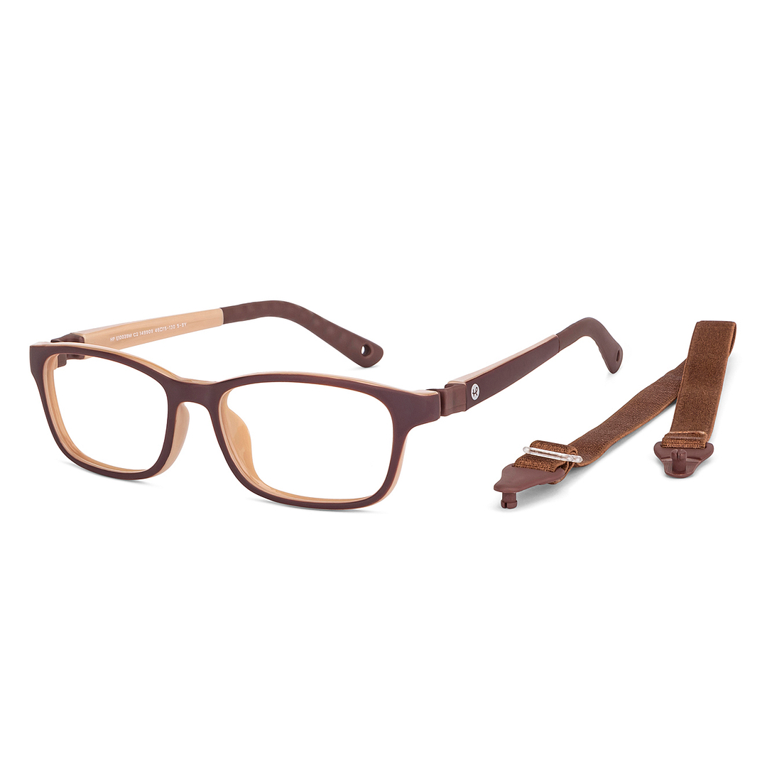Hooper Online Light Brown Full Rim Rectangle left side