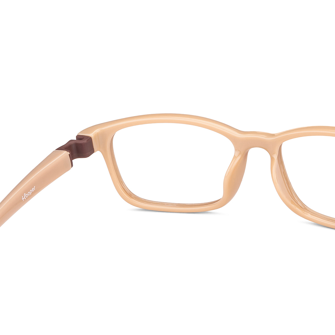 Hooper Online Light Brown Full Rim Rectangle right side