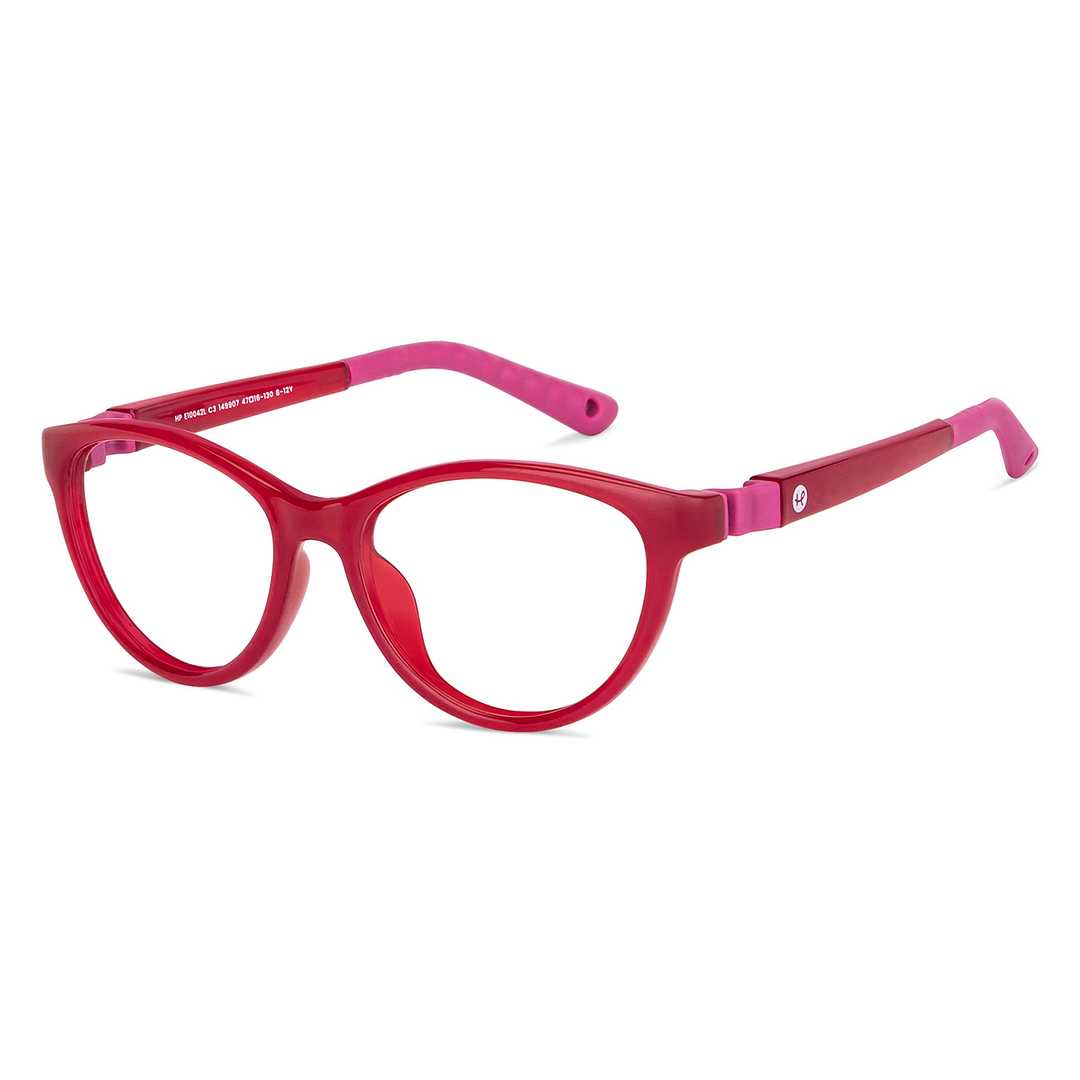 Hooper Online Red Full Rim Cat Eye left side
