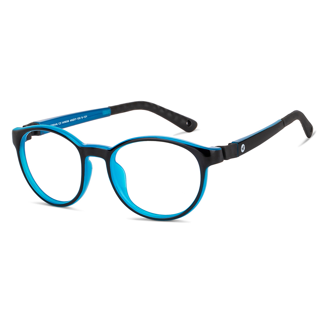 Hooper Online Black Blue Full Rim Round left side