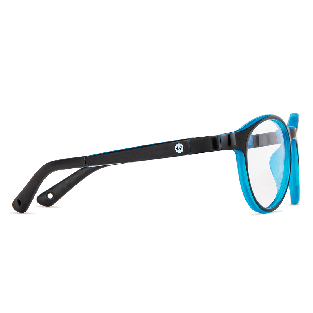 Hooper Online Black Blue Full Rim Round left side