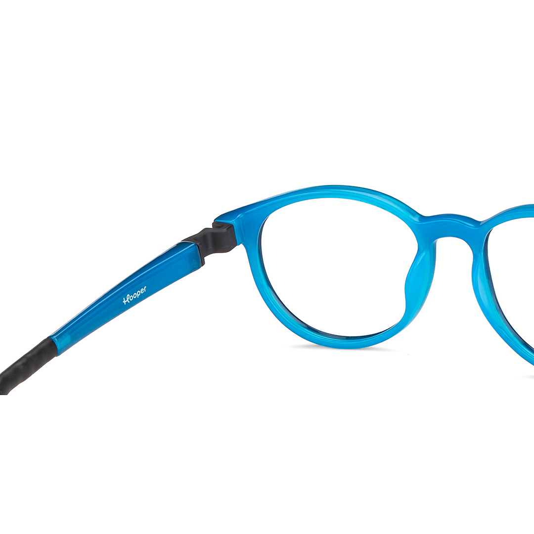 Hooper Online Black Blue Full Rim Round right side
