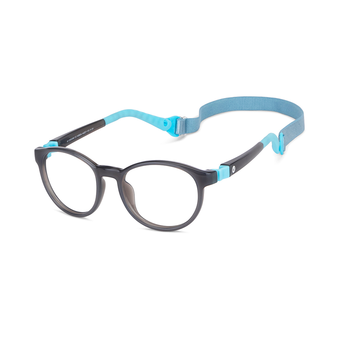 Hooper Online Gray Transparent Full Rim Round right side