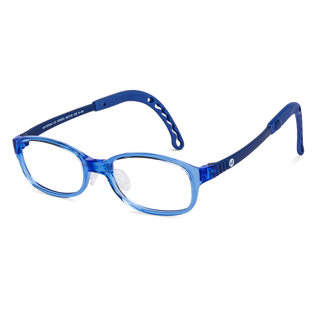 Hooper Online Sky Blue Full Rim Rectangle left side