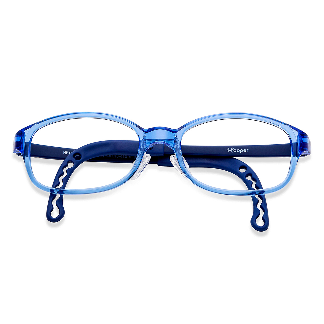 Hooper Online Sky Blue Full Rim Rectangle right side