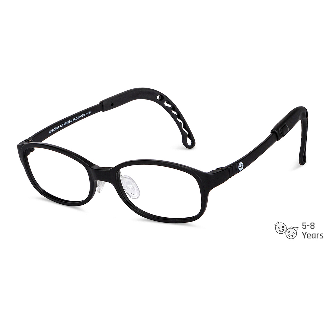 Hooper Online Black Full Rim Rectangle left side