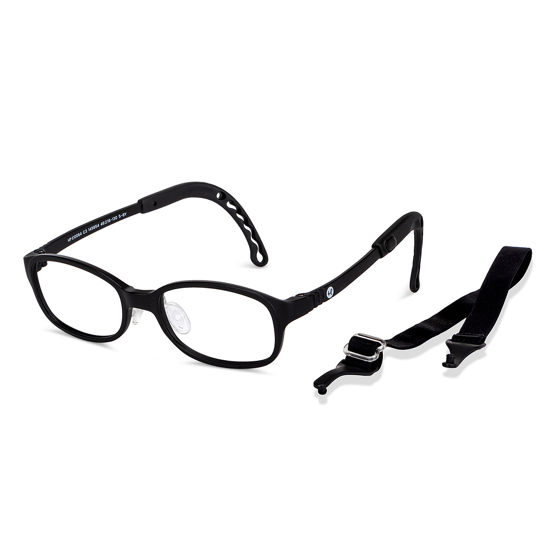 Hooper Online Black Full Rim Rectangle left side