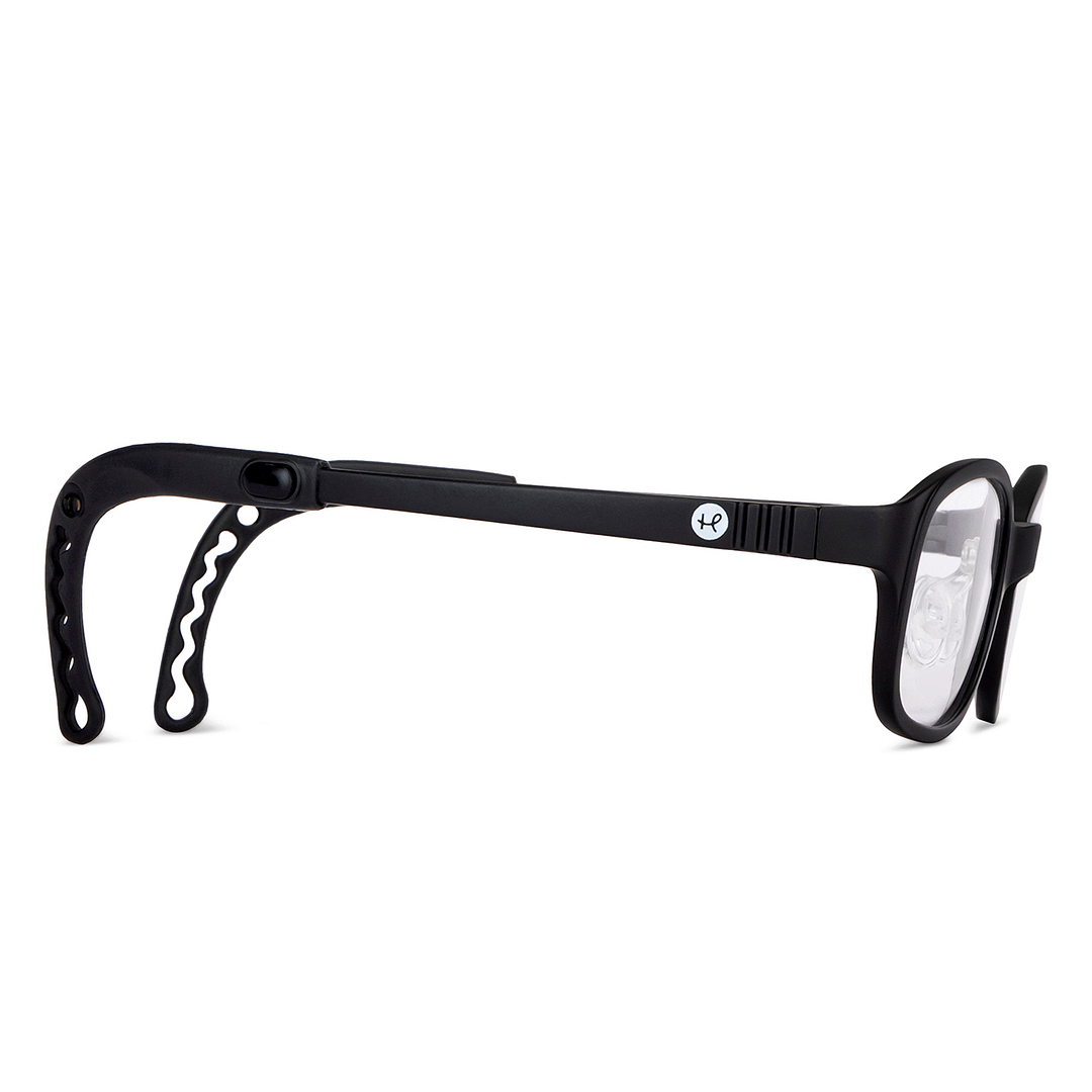 Hooper Online Black Full Rim Rectangle left side