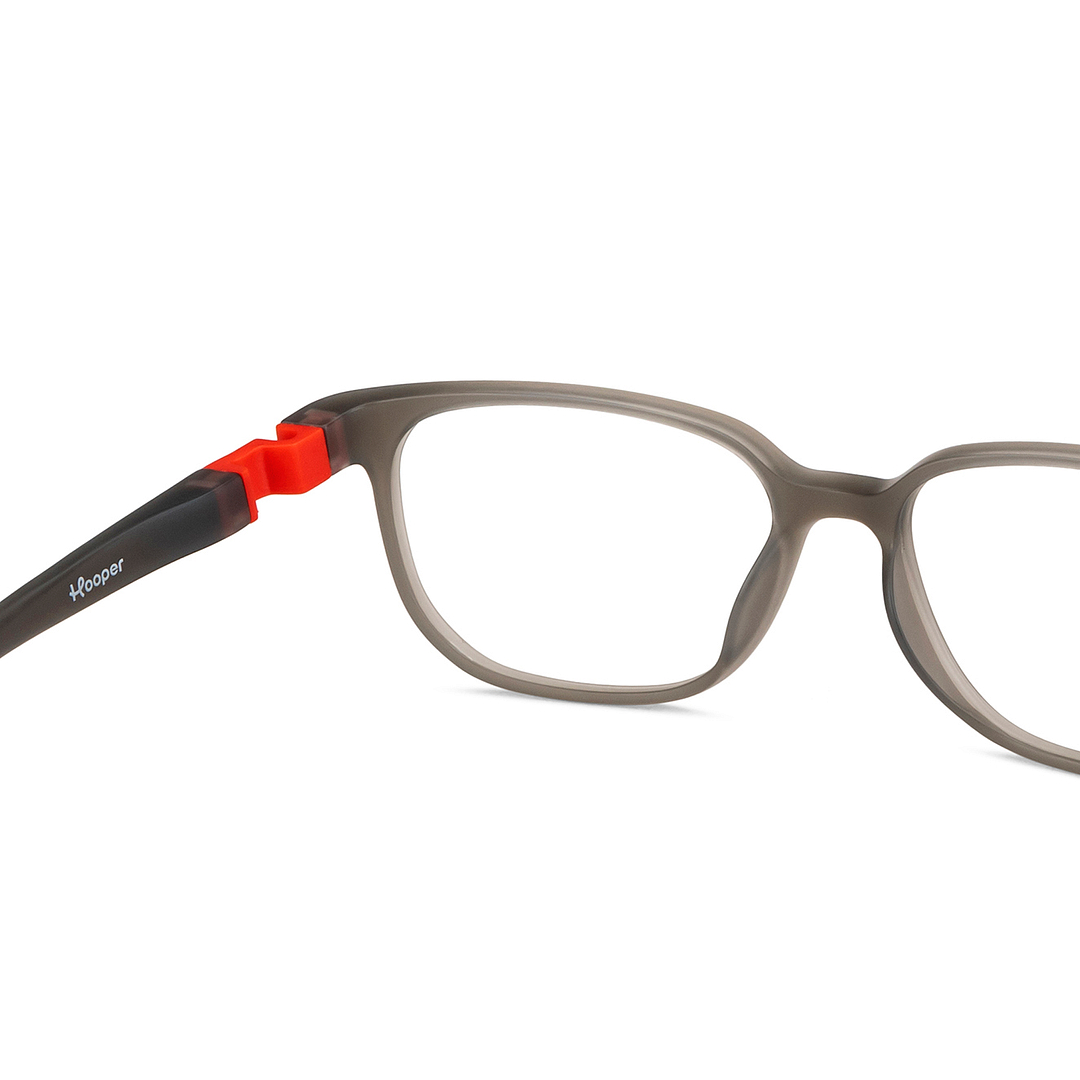 Hooper Online Light Gray Full Rim Rectangle right side