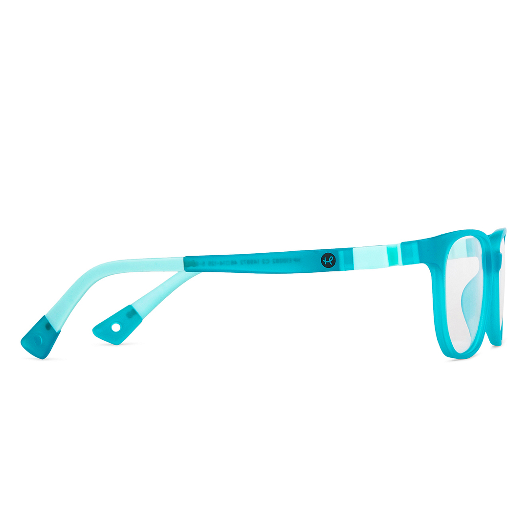 Hooper Online Sky Blue Full Rim Rectangle left side