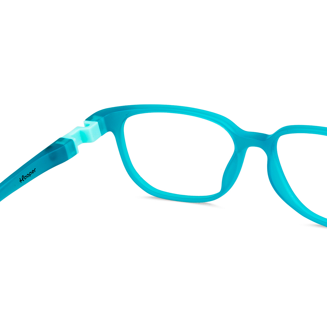 Hooper Online Sky Blue Full Rim Rectangle right side