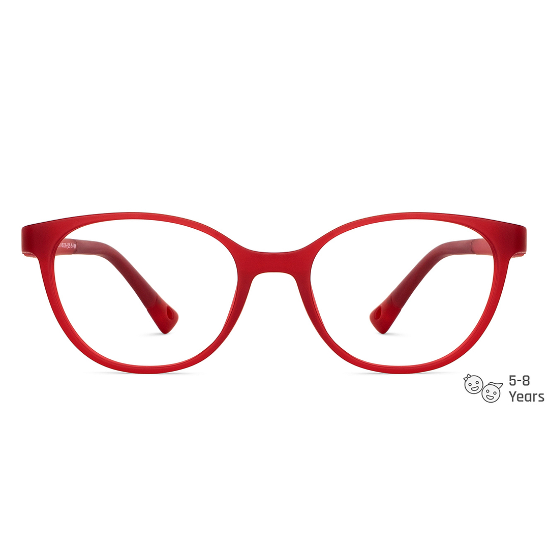 Hooper Online Red Full Rim Cat Eye left side