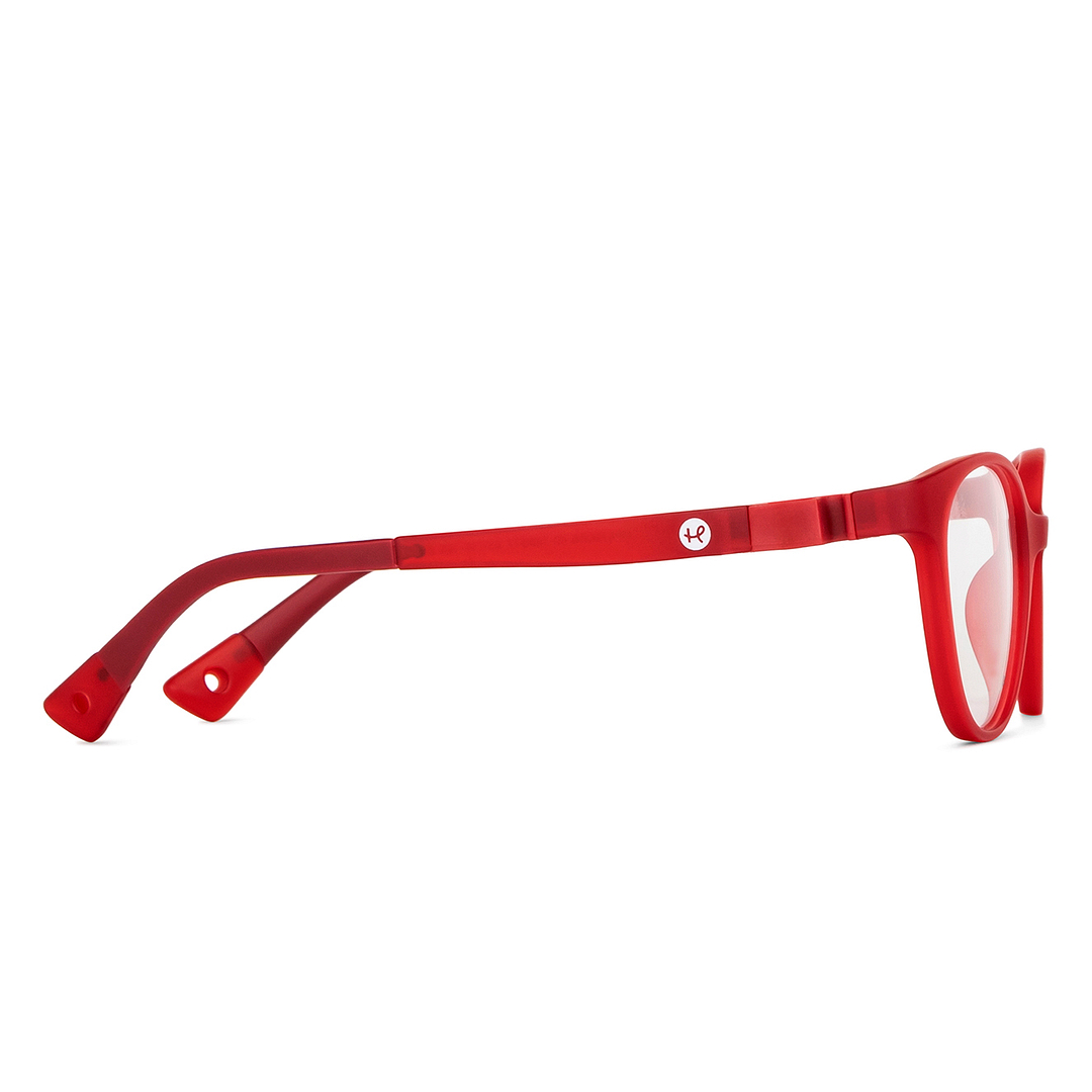 Hooper Online Red Full Rim Cat Eye left side
