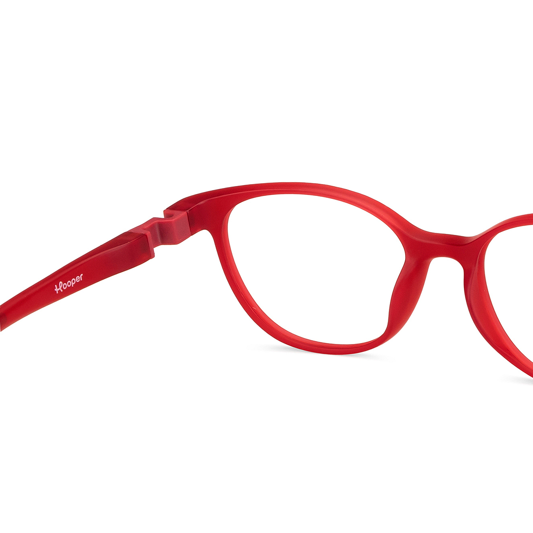 Hooper Online Red Full Rim Cat Eye right side