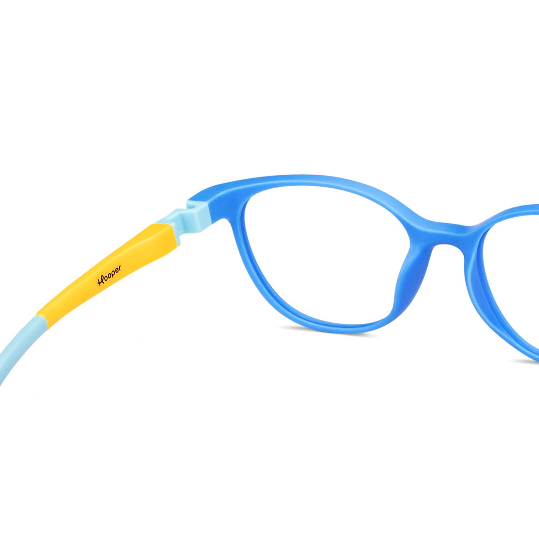 Hooper Sky Blue Full Rim Cat Eye right side