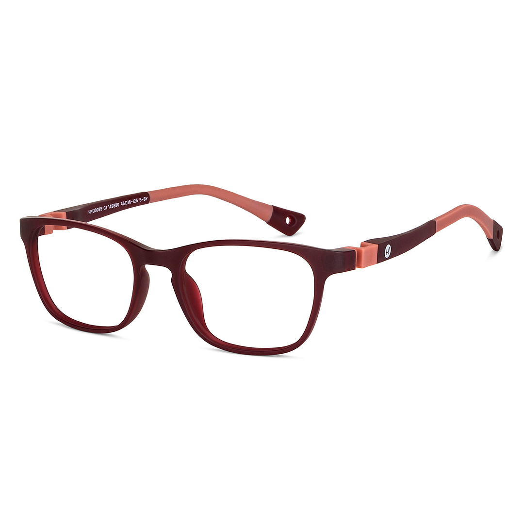 Hooper Online Red Full Rim Rectangle left side