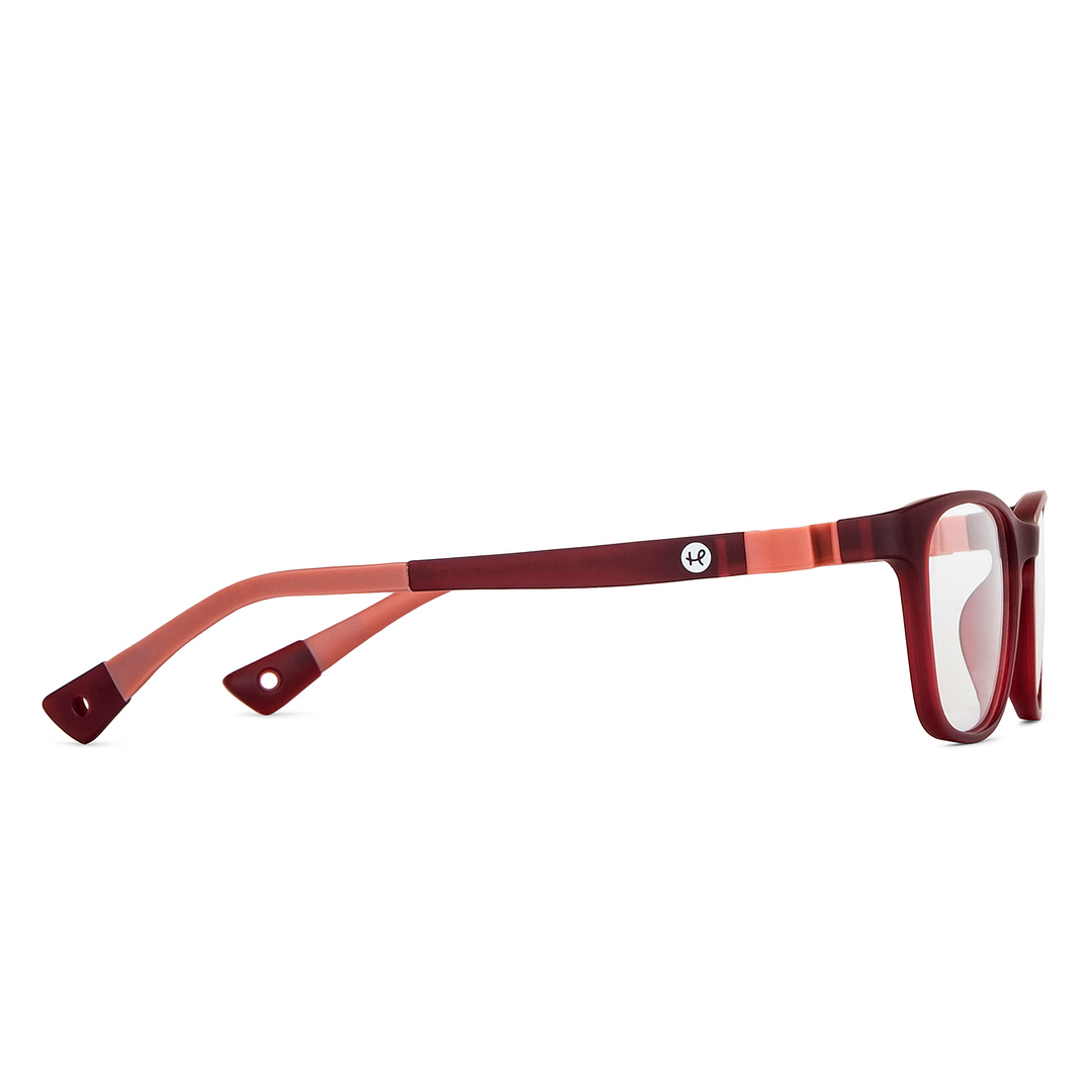 Hooper Online Red Full Rim Rectangle left side