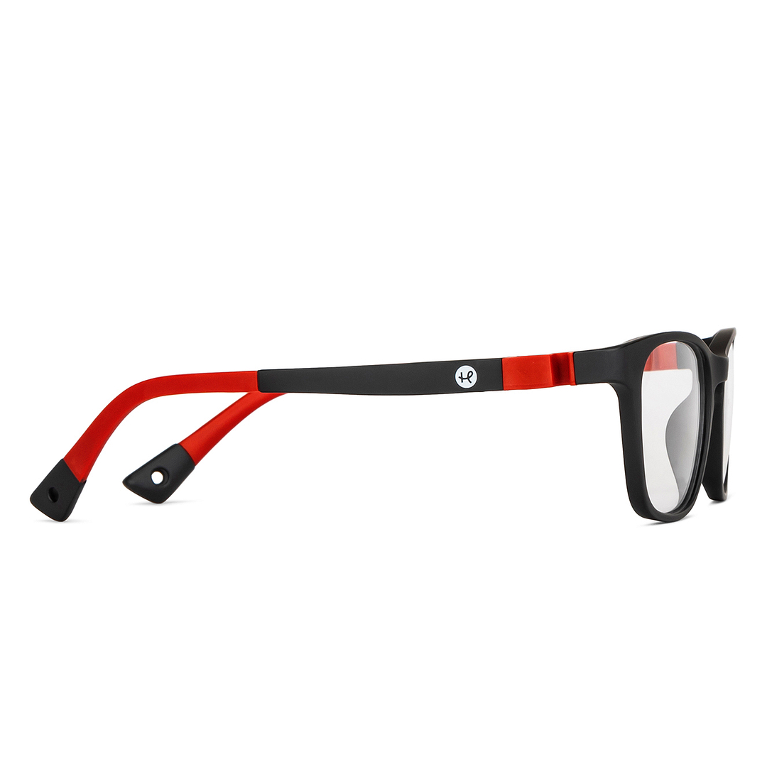 Hooper Online Black Full Rim Rectangle left side