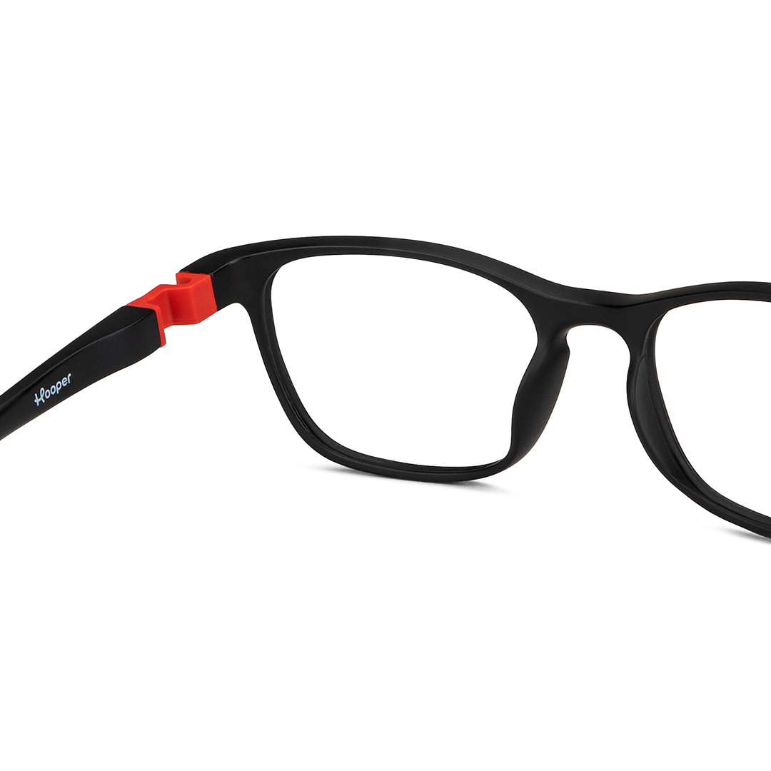Hooper Online Black Full Rim Rectangle right side