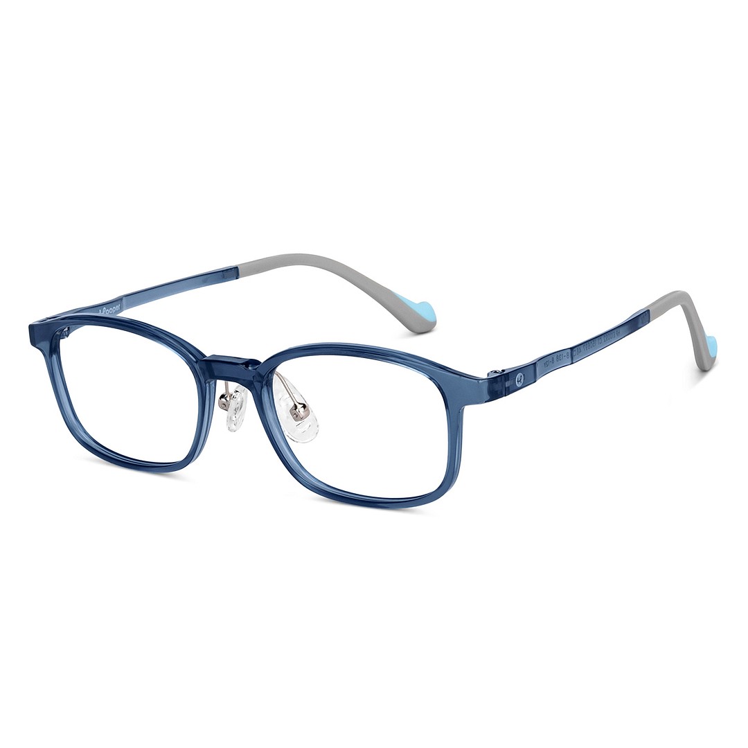 Hooper Online Blue Transparent Full Rim Rectangle right side