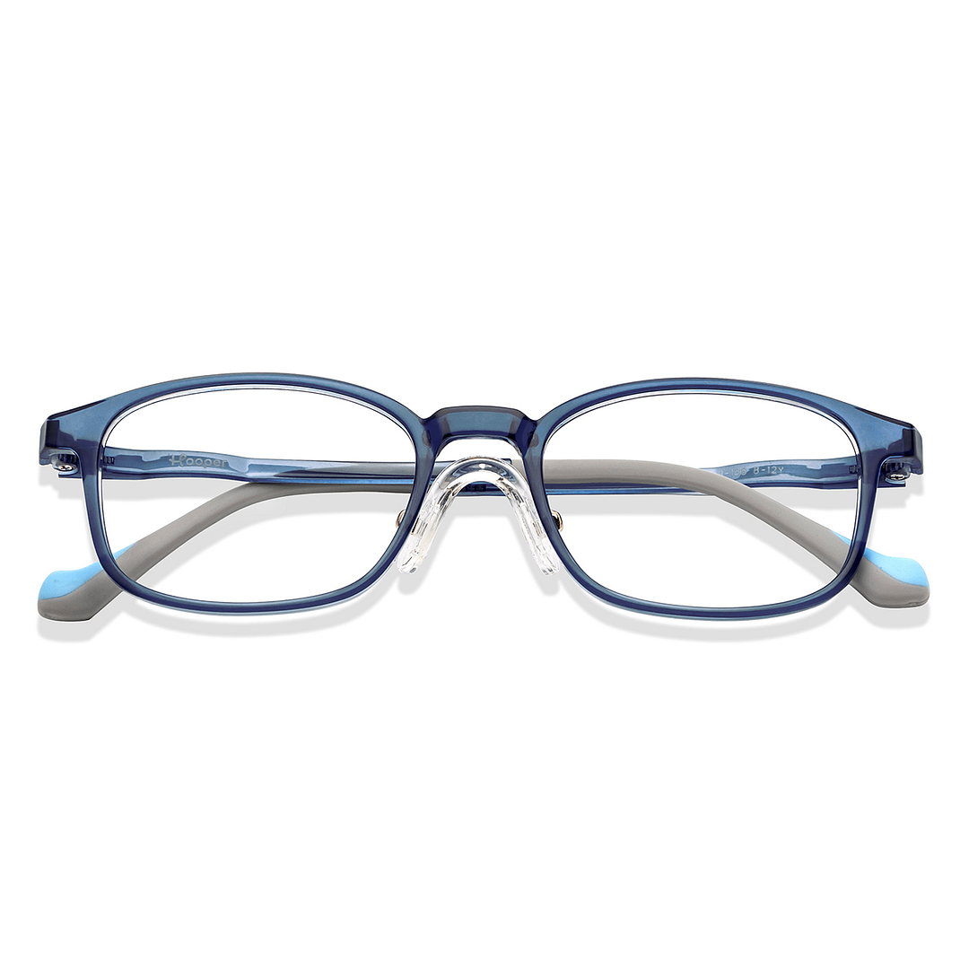Hooper Online Blue Transparent Full Rim Rectangle left side