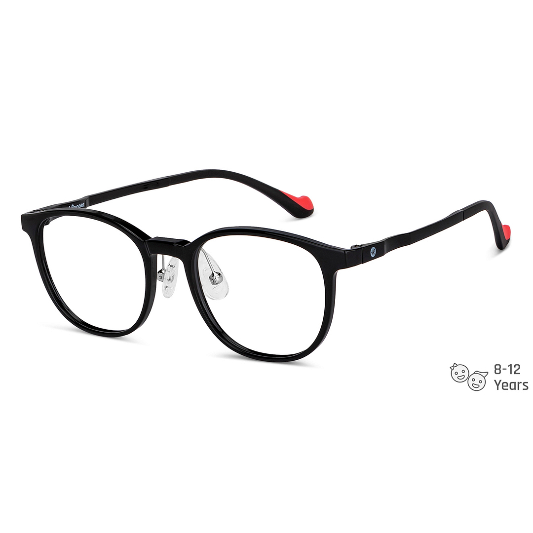 Hooper Online Black Full Rim Round left side