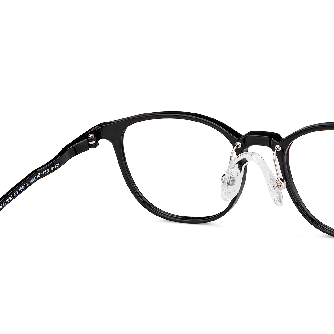 Hooper Online Black Full Rim Round right side