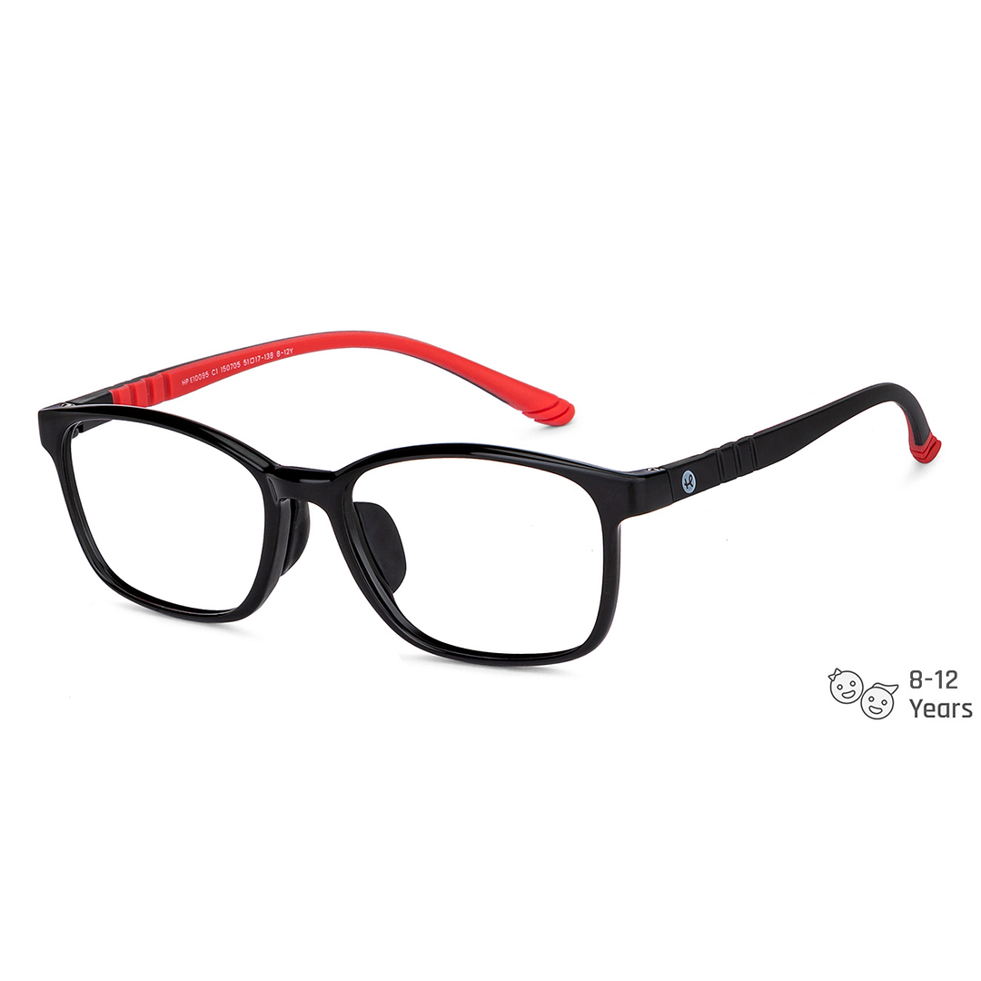 Hooper Online Black Full Rim Rectangle left side