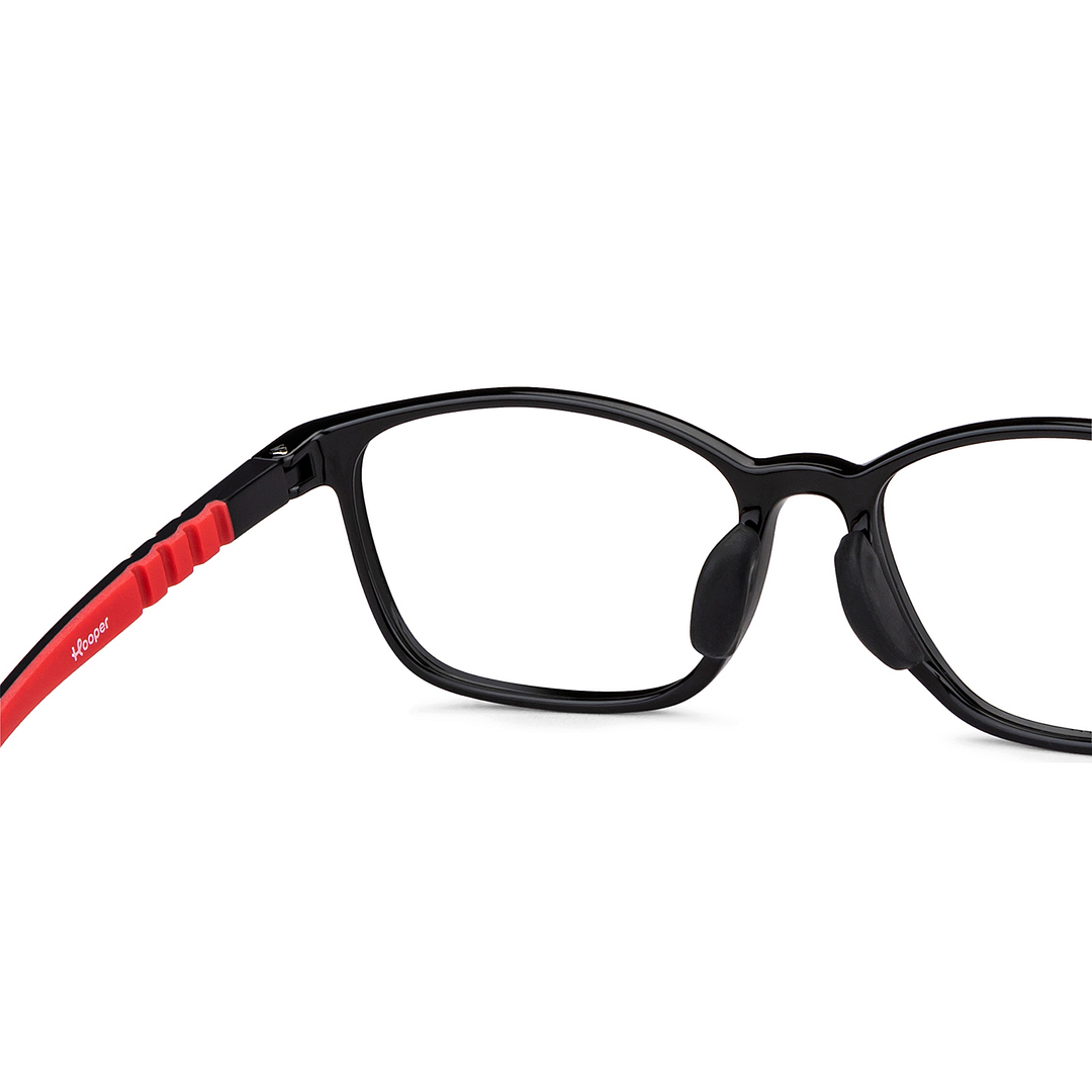 Hooper Online Black Full Rim Rectangle right side