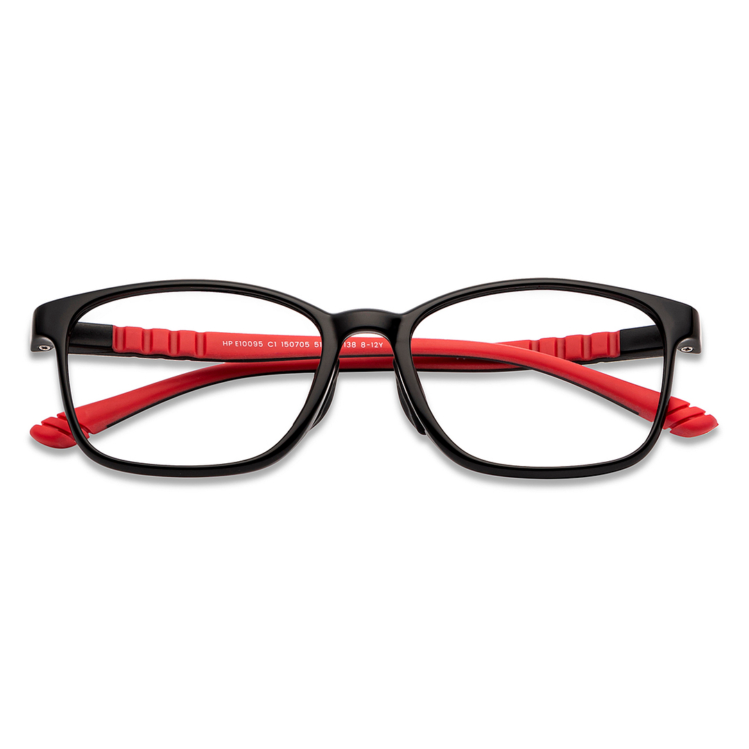 Hooper Online Black Full Rim Rectangle left side