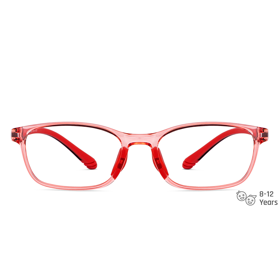 Hooper Online Pink Transparent Full Rim Rectangle right side